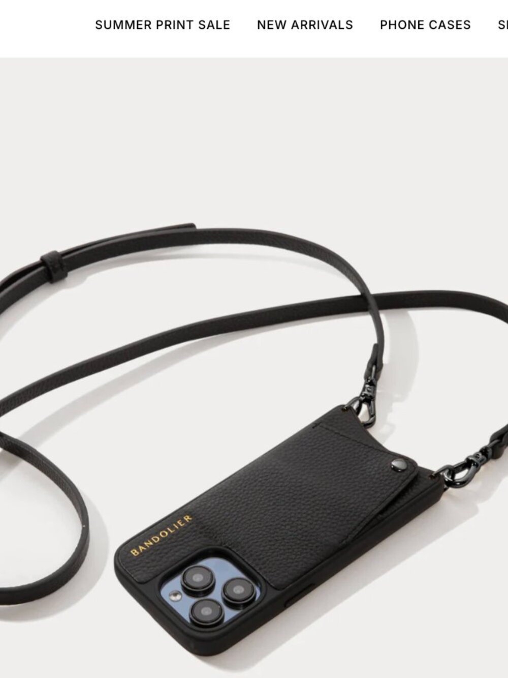 Bandolier Emma Crossbody Phone Case & Strap